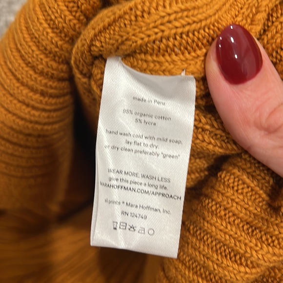 EUC Mara Hoffman Samira Dress in Ochre S - Picture 5 of 5